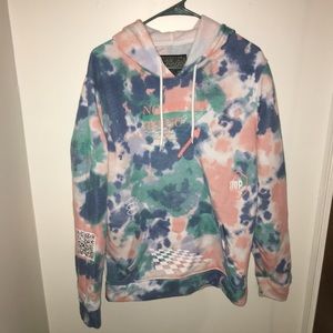 NWOT Funky tie-dye hoodie